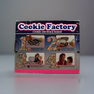 Vintage Rival Cookie Factory Cookie Snack Maker Tested Working #0916